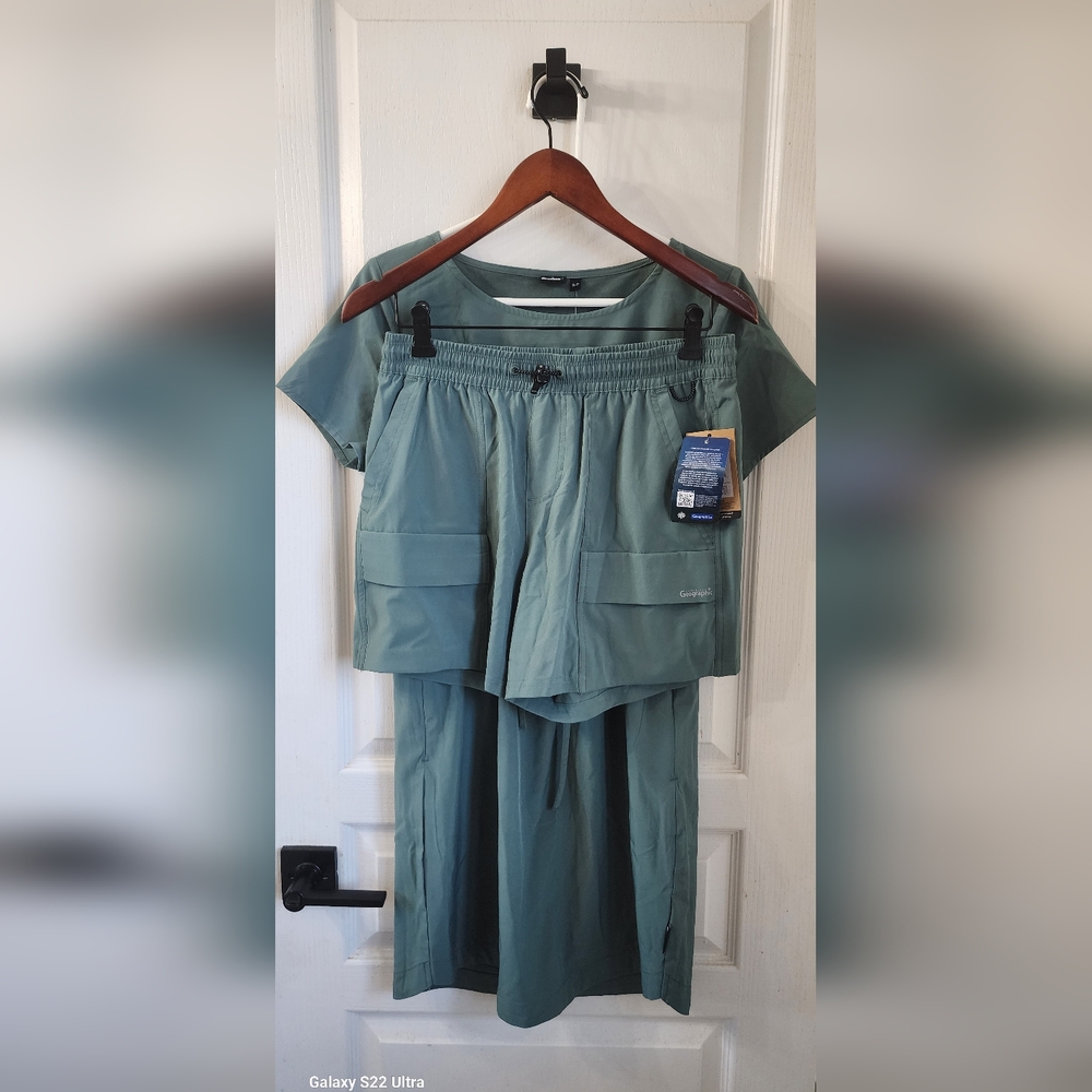 Green Trail Shorts/ Trail Dresss